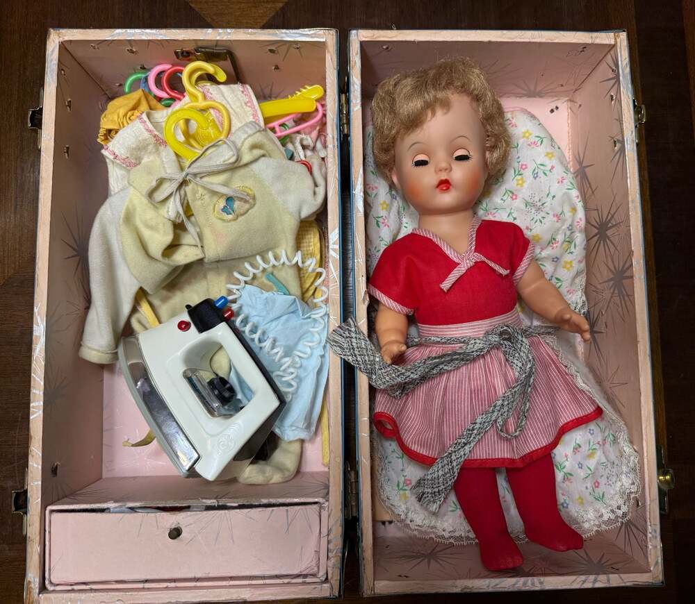 Vintage Totsy Doll Clothes and Accessories Set with Trunk